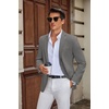 image:imageCOOFANDY Mens Casual Blazer Slim Fit Suit Jacket Two Button Lightweight Sport CoatDark Gray