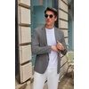 image:imageCOOFANDY Mens Casual Blazer Slim Fit Suit Jacket Two Button Lightweight Sport CoatDark Gray
