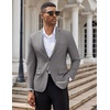 image:imageCOOFANDY Mens Casual Blazer Slim Fit Suit Jacket Two Button Lightweight Sport CoatDark Gray