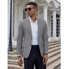 image:imageCOOFANDY Mens Casual Blazer Slim Fit Suit Jacket Two Button Lightweight Sport CoatGray