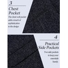 image:imageCOOFANDY Mens Casual Blazer Slim Fit Suit Jackets Lightweight One Button Business Sport Coats2  Blue