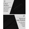 image:imageCOOFANDY Mens Casual Blazer Slim Fit Suit Jackets Lightweight One Button Business Sport Coats2  Dark Black