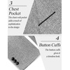 image:imageCOOFANDY Mens Casual Blazer Slim Fit Suit Jackets Lightweight One Button Business Sport Coats2  Light Grey