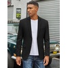 image:imageCOOFANDY Mens Casual Blazer Slim Fit Two Button Lightweight Sport Coats Business Suit JacketBlack
