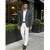 image:imageCOOFANDY Mens Casual Blazer Slim Fit Two Button Lightweight Sport Coats Business Suit JacketDrak Grey