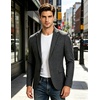 image:imageCOOFANDY Mens Casual Blazer Slim Fit Two Button Lightweight Sport Coats Business Suit JacketDrak Grey