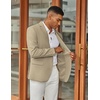 image:imageCOOFANDY Mens Casual Blazer Slim Fit Two Button Lightweight Sport Coats Business Suit JacketLight Khaki