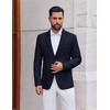 image:imageCOOFANDY Mens Casual Blazer Slim Fit Two Button Lightweight Sport Coats Business Suit JacketNavy Blue