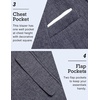 image:imageCOOFANDY Mens Casual Blazer Sport Coats Slim Fit One Button Lightweight Suit JacketBlue