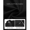 image:imageCOOFANDY Mens Casual Blazers Sport Coats Slim Fit Cotton Sport Jackets 1 Button Lightweight Suit JacketsA Black