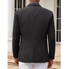 image:imageCOOFANDY Mens Casual Blazers Sport Coats Slim Fit Cotton Sport Jackets 1 Button Lightweight Suit JacketsA Black