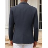 image:imageCOOFANDY Mens Casual Blazers Sport Coats Slim Fit Cotton Sport Jackets 1 Button Lightweight Suit JacketsA Navy Blue