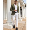 image:imageCOOFANDY Mens Casual Blazers Sport Coats Slim Fit Cotton Sport Jackets 1 Button Lightweight Suit JacketsB Army Green