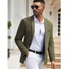 image:imageCOOFANDY Mens Casual Blazers Sport Coats Slim Fit Cotton Sport Jackets 1 Button Lightweight Suit JacketsB Army Green