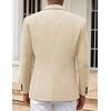 image:imageCOOFANDY Mens Casual Blazers Sport Coats Slim Fit Cotton Sport Jackets 1 Button Lightweight Suit JacketsB Khaki
