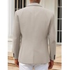 image:imageCOOFANDY Mens Casual Blazers Sport Coats Slim Fit Cotton Sport Jackets 1 Button Lightweight Suit JacketsB Light Grey