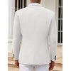 image:imageCOOFANDY Mens Casual Blazers Sport Coats Slim Fit Cotton Sport Jackets 1 Button Lightweight Suit JacketsB White