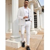 image:imageCOOFANDY Mens Casual Blazers Sport Coats Slim Fit Cotton Sport Jackets 1 Button Lightweight Suit JacketsB White