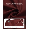 image:imageCOOFANDY Mens Casual Blazers Sport Coats Slim Fit Cotton Sport Jackets 1 Button Lightweight Suit JacketsB Wine Red