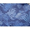 image:imageCOOFANDY Mens Casual Button Down Shirts Short Sleeve Textured Summer Beach Shirt with PocketGray Blueleaves