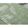 image:imageCOOFANDY Mens Casual Button Down Shirts Short Sleeve Textured Summer Beach Shirt with PocketGreenwhite Leaves