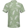 image:imageCOOFANDY Mens Casual Button Down Shirts Short Sleeve Textured Summer Beach Shirt with PocketGreenwhite Leaves