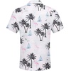 image:imageCOOFANDY Mens Casual Button Down Shirts Short Sleeve Textured Summer Beach Shirt with PocketLight Blueisland