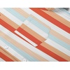 image:imageCOOFANDY Mens Casual Button Down Shirts Short Sleeve Textured Summer Beach Shirt with PocketRainbow Stripes