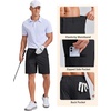image:imageCOOFANDY Mens Casual Golf Shorts 79 Lightweight Stretch QuickDry Shorts for Hiking Work with 4 PocketsBlack
