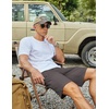 image:imageCOOFANDY Mens Casual Golf Shorts 79 Lightweight Stretch QuickDry Shorts for Hiking Work with 4 PocketsDark Gray