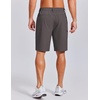 image:imageCOOFANDY Mens Casual Golf Shorts 79 Lightweight Stretch QuickDry Shorts for Hiking Work with 4 PocketsDark Gray
