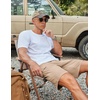 image:imageCOOFANDY Mens Casual Golf Shorts 79 Lightweight Stretch QuickDry Shorts for Hiking Work with 4 PocketsKhaki