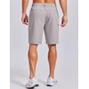 image:imageCOOFANDY Mens Casual Golf Shorts 79 Lightweight Stretch QuickDry Shorts for Hiking Work with 4 PocketsLight Gray