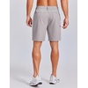 image:imageCOOFANDY Mens Casual Golf Shorts 79 Lightweight Stretch QuickDry Shorts for Hiking Work with 4 PocketsLight Gray