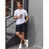 image:imageCOOFANDY Mens Casual Golf Shorts 79 Lightweight Stretch QuickDry Shorts for Hiking Work with 4 PocketsNavy Blue