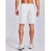 image:imageCOOFANDY Mens Casual Golf Shorts 79 Lightweight Stretch QuickDry Shorts for Hiking Work with 4 PocketsWhite