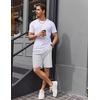 image:imageCOOFANDY Mens Casual Golf Shorts 79 Lightweight Stretch QuickDry Shorts for Hiking Work with 4 PocketsWhite