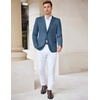 image:imageCOOFANDY Mens Casual Knit Blazer Stretch Slim Fit Sport Coat Two Button Lightweight Suit JacketsBlue