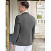 image:imageCOOFANDY Mens Casual Knit Blazer Stretch Slim Fit Sport Coat Two Button Lightweight Suit JacketsDark Grey