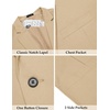 image:imageCOOFANDY Mens Casual Linen Blazer Lightweight Regular Fit Sport Coat One Button Suit Jacket01light Khaki