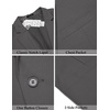 image:imageCOOFANDY Mens Casual Linen Blazer Lightweight Regular Fit Sport Coat One Button Suit JacketDark Grey