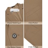 image:imageCOOFANDY Mens Casual Linen Blazer Lightweight Regular Fit Sport Coat One Button Suit JacketDark Khaki