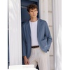 image:imageCOOFANDY Mens Casual Linen Blazer Lightweight Regular Fit Sport Coat One Button Suit JacketDenim Blue
