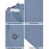 image:imageCOOFANDY Mens Casual Linen Blazer Lightweight Regular Fit Sport Coat One Button Suit JacketDenim Blue