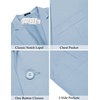 image:imageCOOFANDY Mens Casual Linen Blazer Lightweight Regular Fit Sport Coat One Button Suit JacketLight Blue