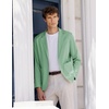 image:imageCOOFANDY Mens Casual Linen Blazer Lightweight Regular Fit Sport Coat One Button Suit JacketLight Green