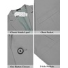 image:imageCOOFANDY Mens Casual Linen Blazer Lightweight Regular Fit Sport Coat One Button Suit JacketLight Grey
