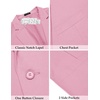 image:imageCOOFANDY Mens Casual Linen Blazer Lightweight Regular Fit Sport Coat One Button Suit JacketPink
