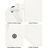 image:imageCOOFANDY Mens Casual Linen Blazer Lightweight Regular Fit Sport Coat One Button Suit JacketWhite