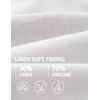 image:imageCOOFANDY Mens Casual Linen Shorts Elastic Waist Drawstring Loose Fit Summer Beach Vacation Shorts with PocketsZ KhakiWhite